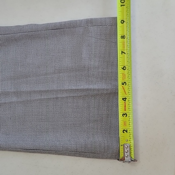 Banana Republic Black & White Patterned LOGAN style Pants size 6 - Picture 9 of 11